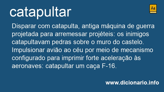 Significado de catapultais