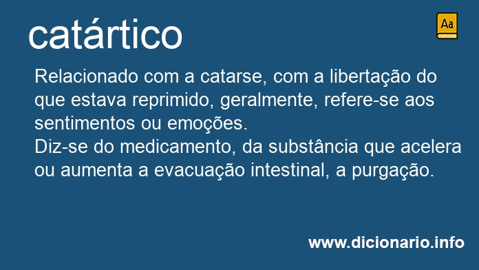 Significado de catrtica