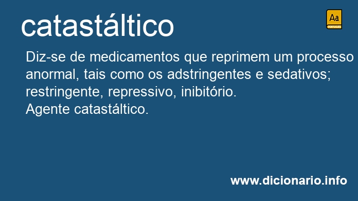 Significado de catastltico