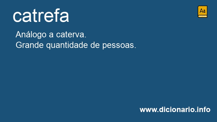 Significado de catrefa