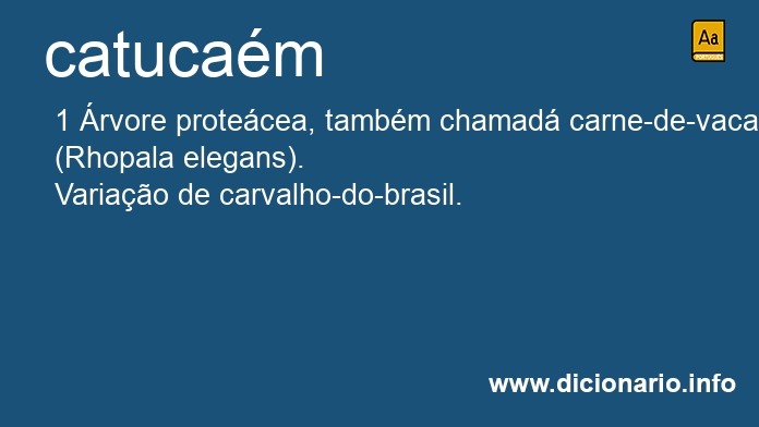 Significado de catucam