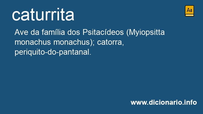 Significado de caturritas
