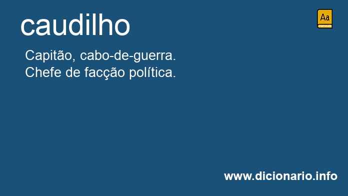 Significado de caudilho