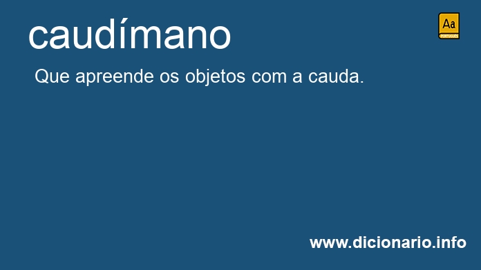 Significado de caudmano