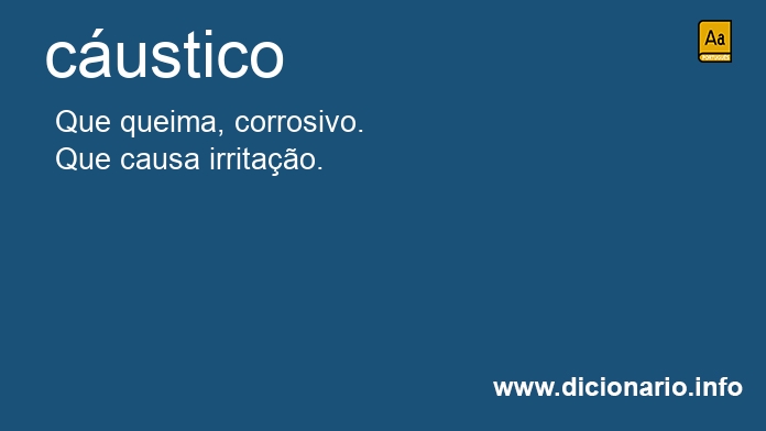 Significado de custico