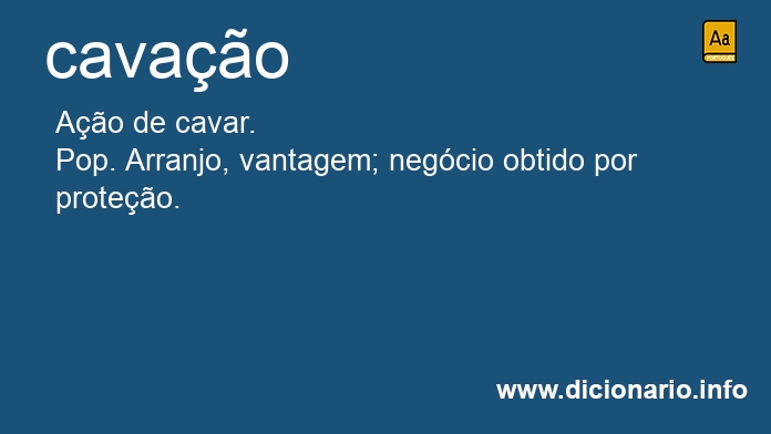 Significado de cavaes