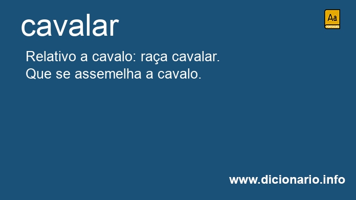 Significado de cavalai