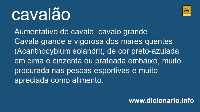 Significado de cavalo