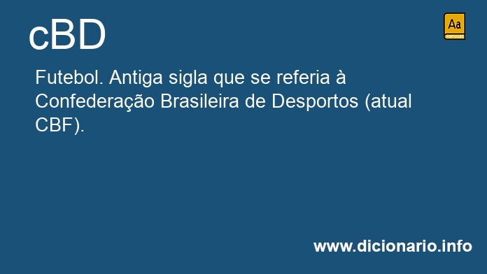 Significado de CBD