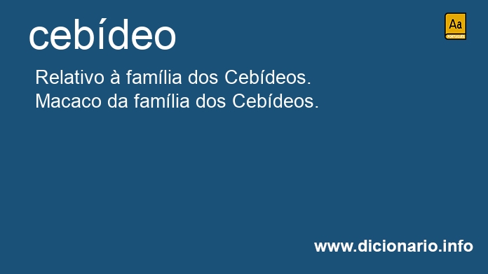 Significado de cebdeo