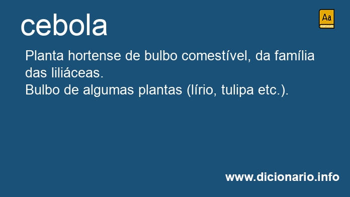 Significado de cebola