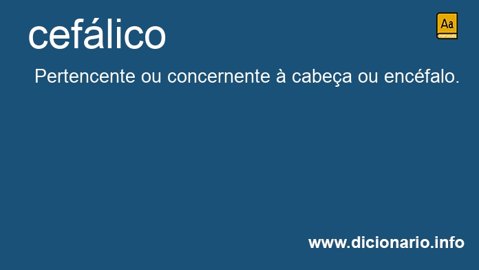 Significado de ceflicos