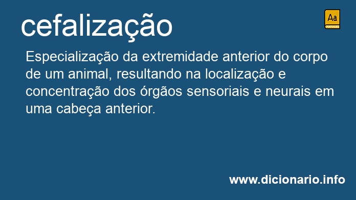 Significado de cefalizao
