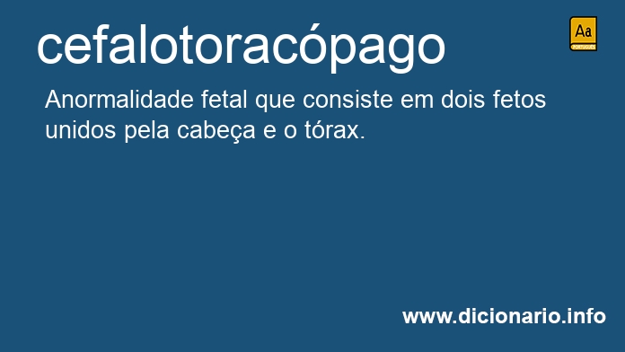 Significado de cefalotoracpago