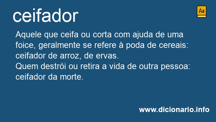 Significado de ceifador