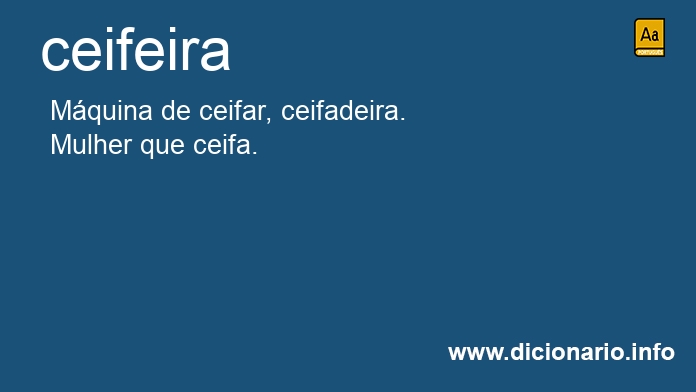 Significado de ceifeira