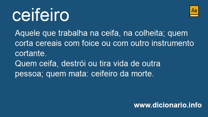 Significado de ceifeiro