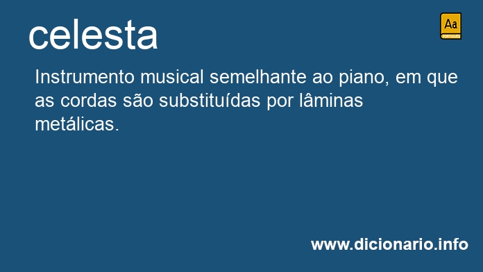 Significado de celesta