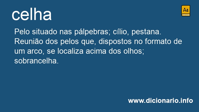 Significado de celha
