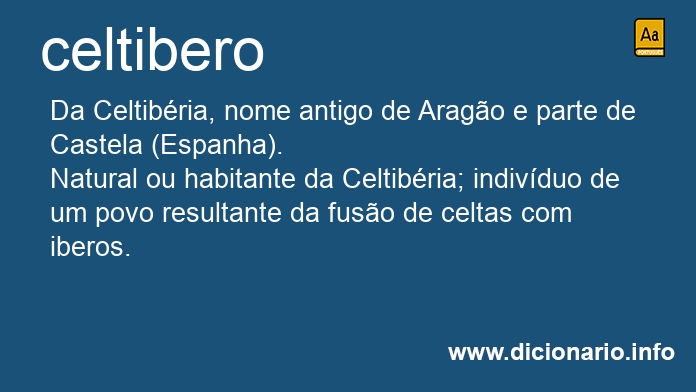 Significado de celtibero