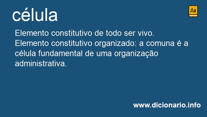 Significado de clula