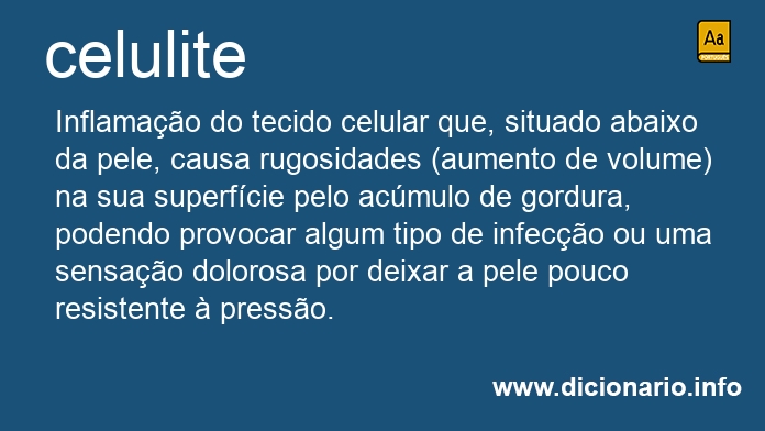 Significado de celulite