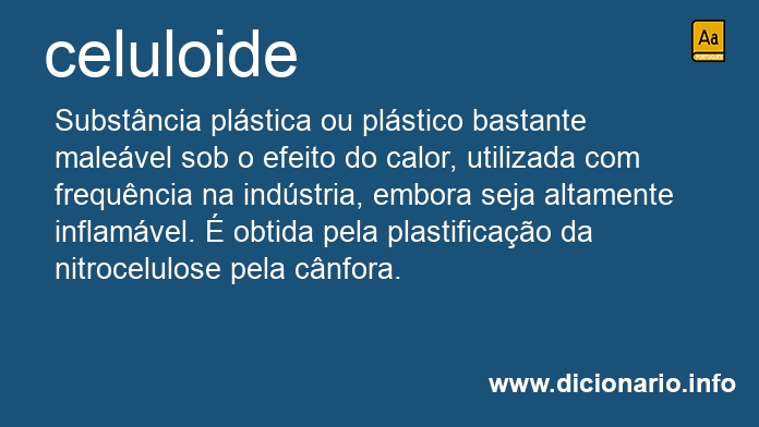 Significado de celuloide