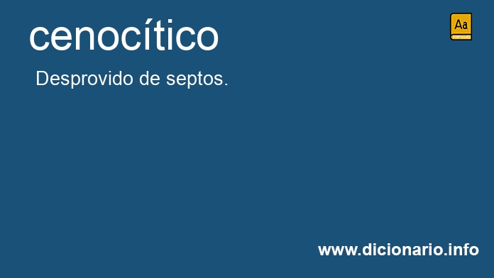 Significado de cenoctica