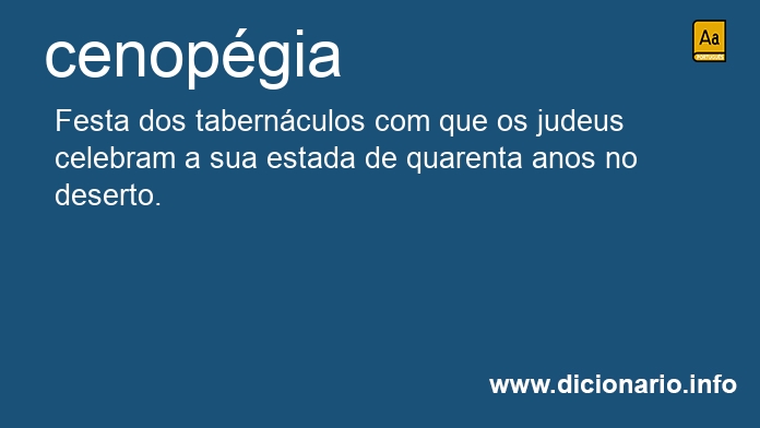 Significado de cenopgia