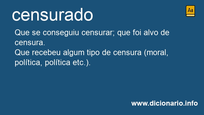 Significado de censurados