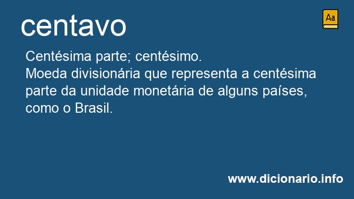 Significado de centavo