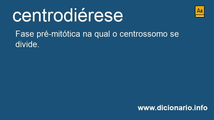 Significado de centrodirese