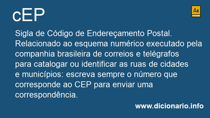 Significado de CEP