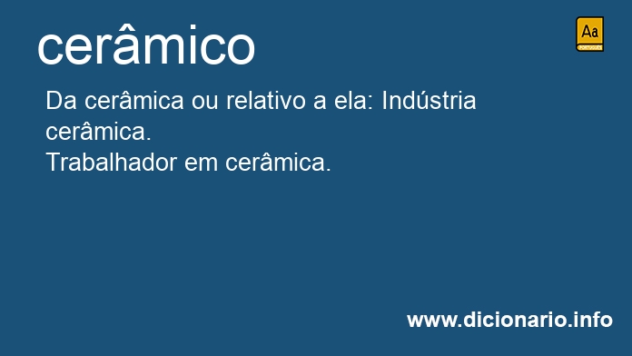 Significado de cermicos
