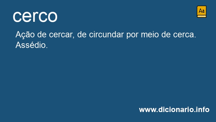 Significado de cerco