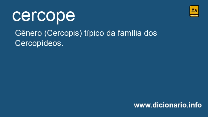 Significado de cercope