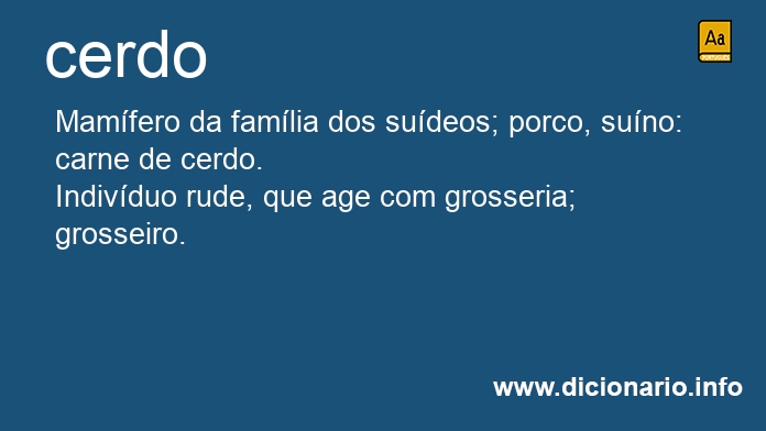 Significado de cerdos