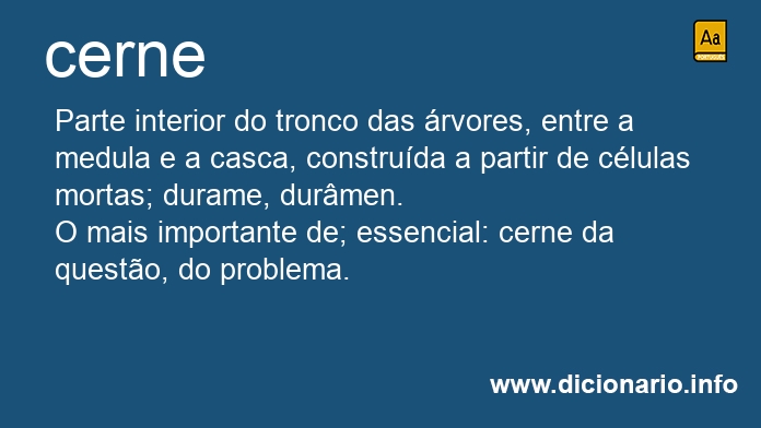 Significado de cerne