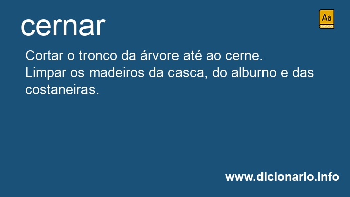 Significado de cernem