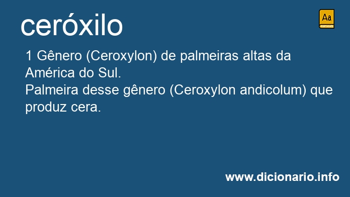 Significado de cerxilo