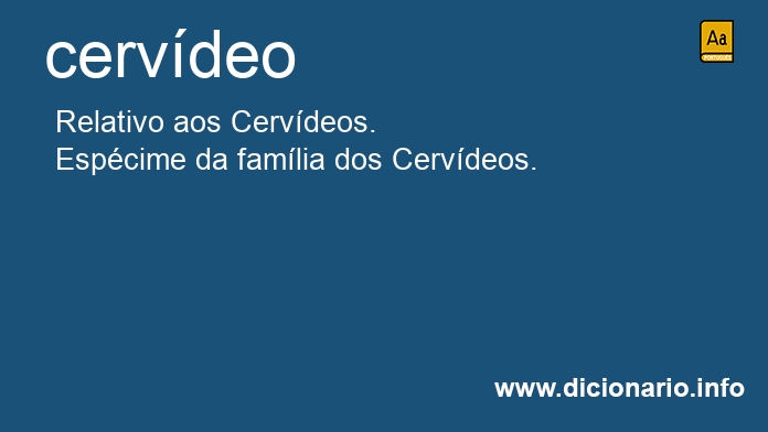 Significado de cervdeo