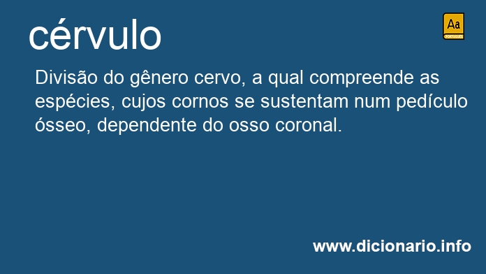 Significado de crvulo