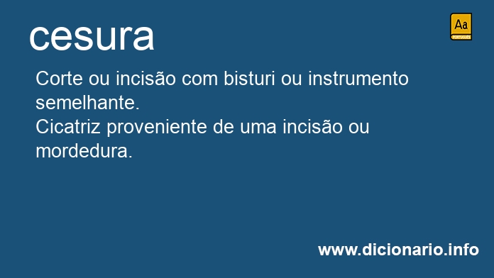 Significado de cesura