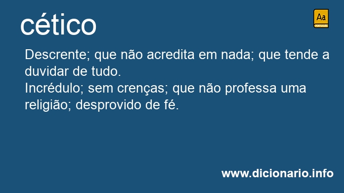 Significado de ctico