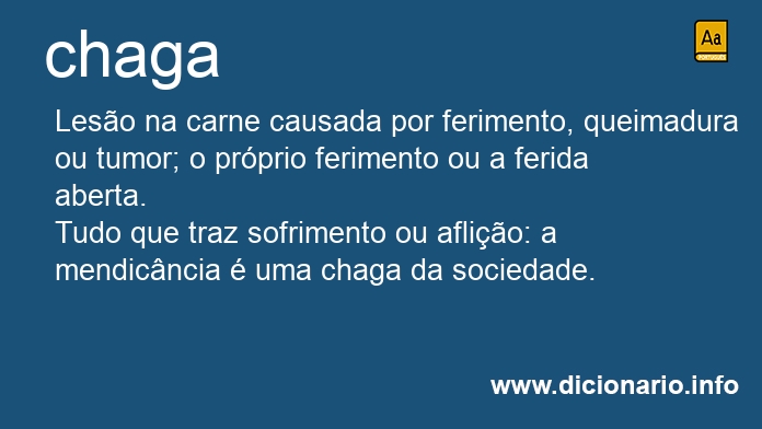 Significado de chaga