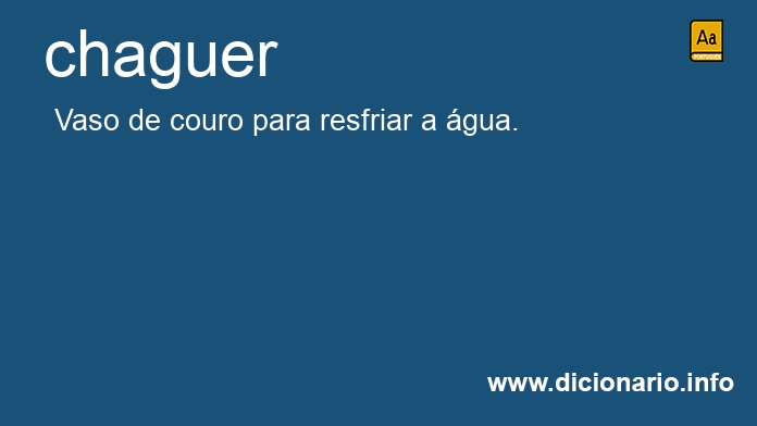 Significado de chaguer
