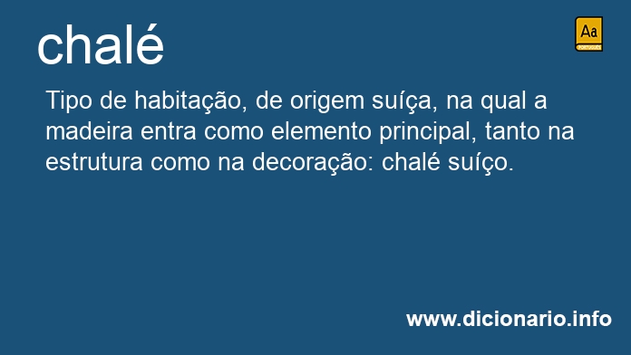 Significado de chals