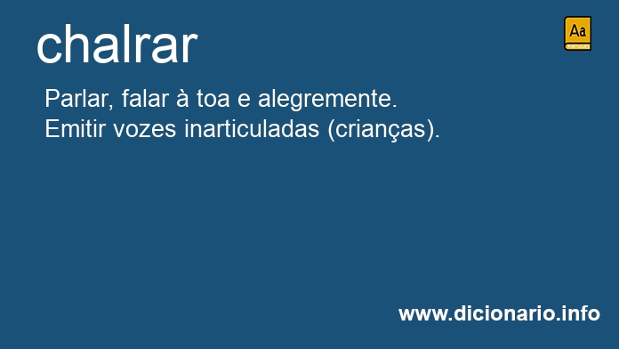 Significado de chalrei