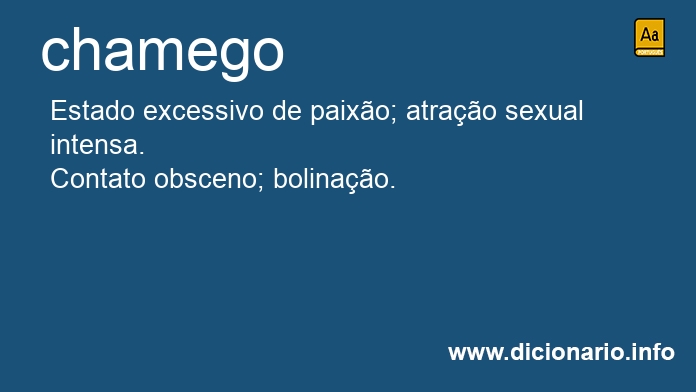 Significado de chamego