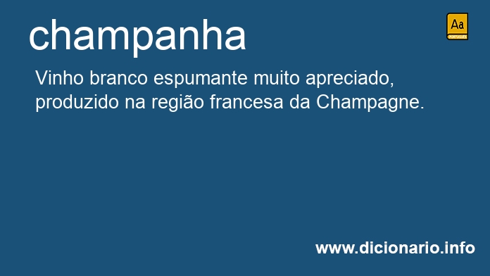 Significado de champanha